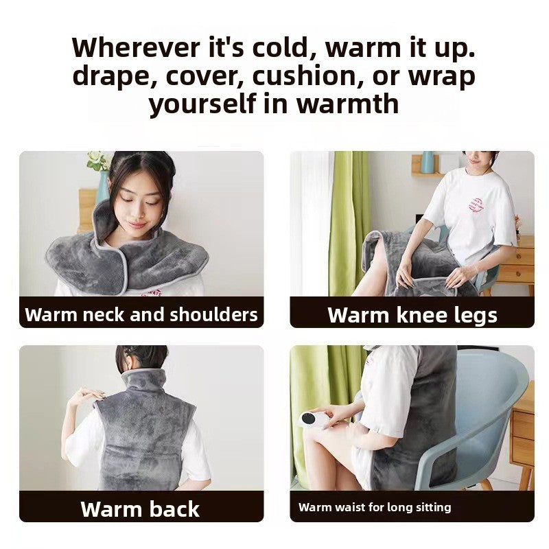 Multifunctional Electric Heating Pad – Back, Shoulder & Neck Pain Relief Blanket