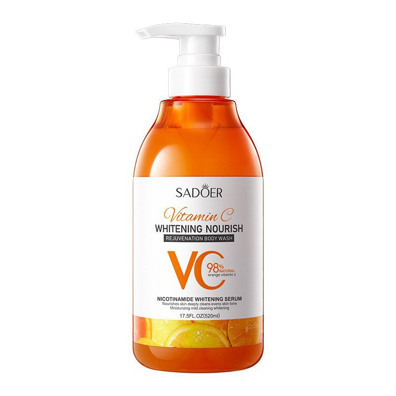 Sadoer Whitening Nourishing Shower Gel 520ml – Deep Cleansing & Skin Rejuvenation
