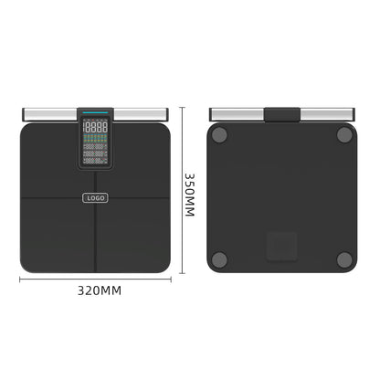 Smart 8‑Electrode Body Fat Scale – Bluetooth & Wi‑Fi Health Tracker
