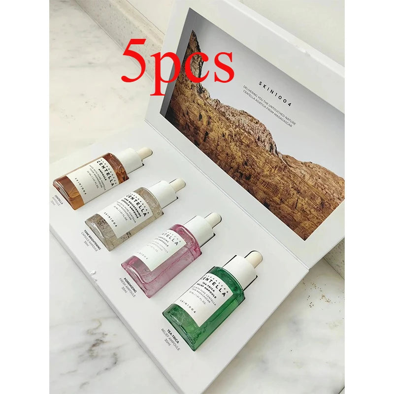 1/3/5pcs Skin1004 Angel Skin Care Centella Asiatica Four-Color Repair Essence Ampoule Whitening and Moisturizing Skin Care Set