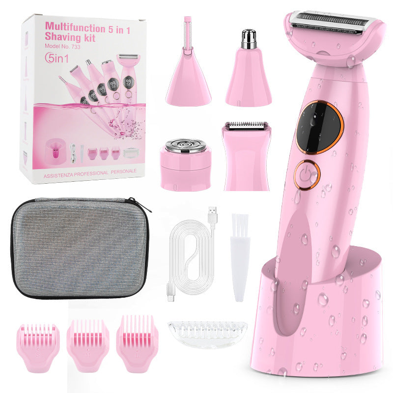7-in-1 Waterproof Electric Hair Removal Kit – Face, Body & Bikini Trimmer, view 16