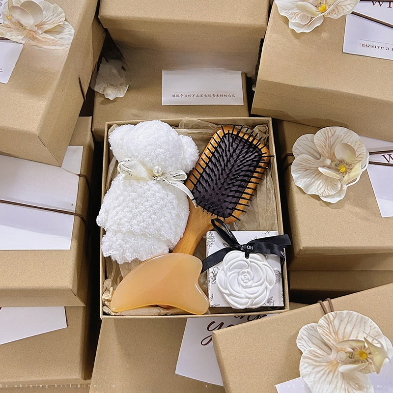 Madrid Self-Care Gift Box Set – Hand Cream, Comb & Pampering Accessories (Choose Your Set)