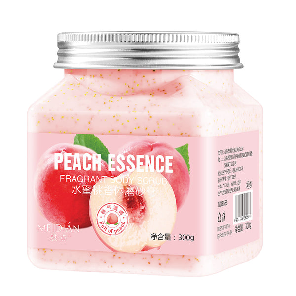Exfoliating & Hydrating Fruit Body Scrub Paste 350g – Brightening Smooth Skin Polish