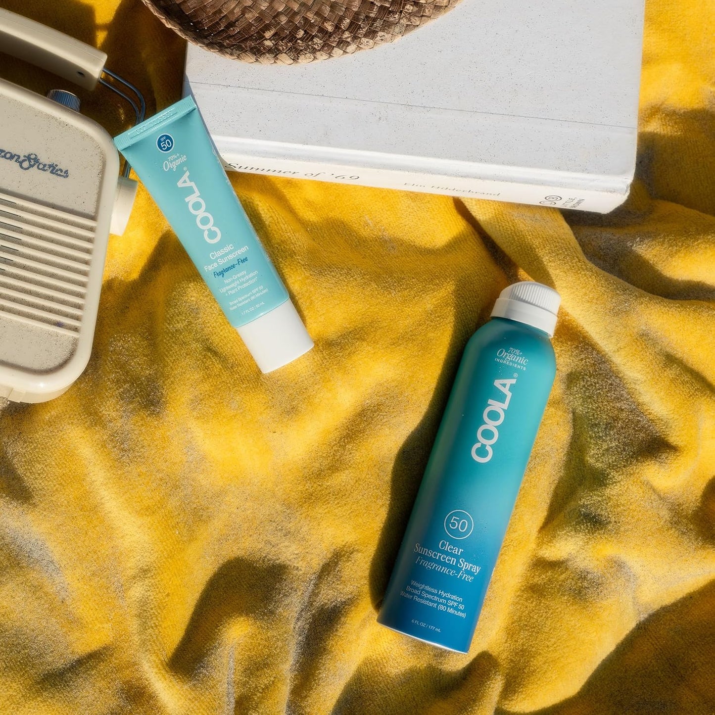 Organic Face Sunscreen SPF 50 - Dermatologist-Tested Daily Protection, Vegan, Gluten-Free, Fragrance-Free, 1.7 Fl Oz