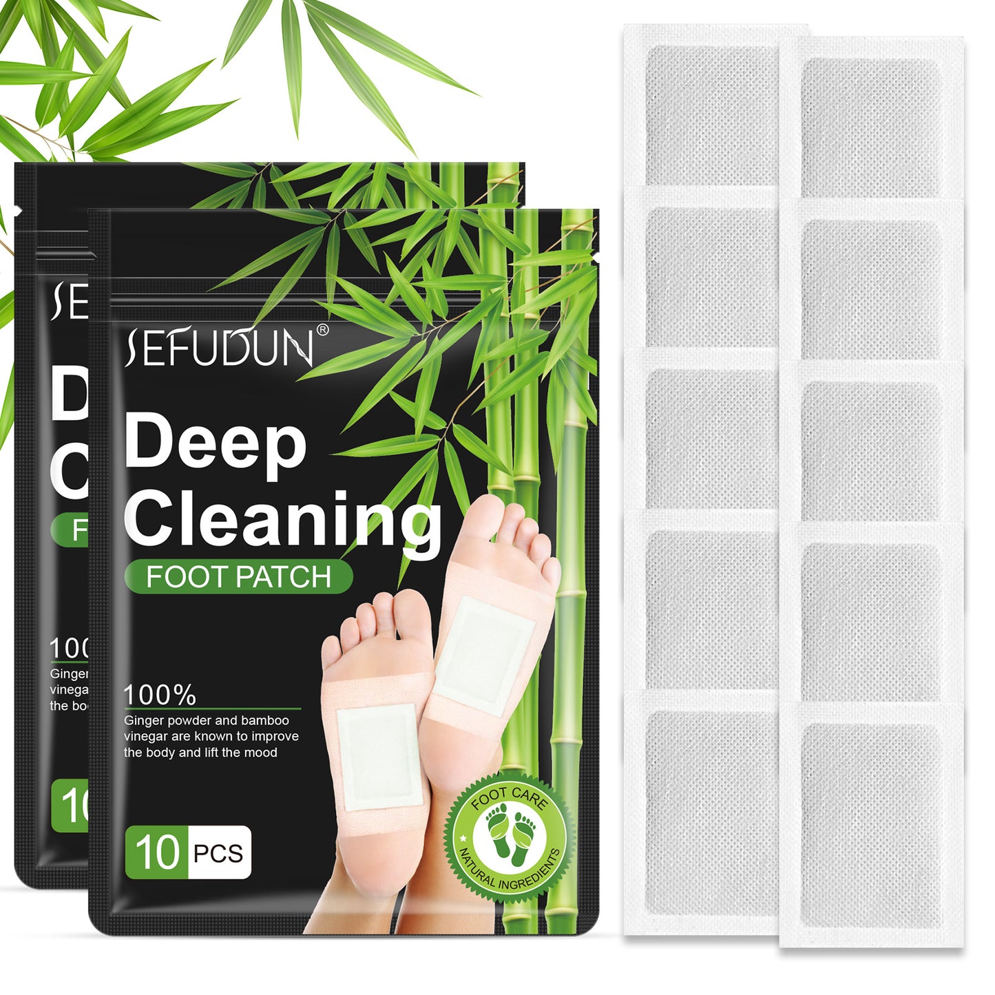 Ceramic charcoal foot pad