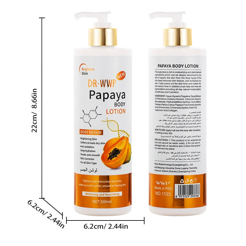 DR-WWP Brightening Body Lotion Collection – 500ml Hydrating & Tone-Evening Lotions, view 12