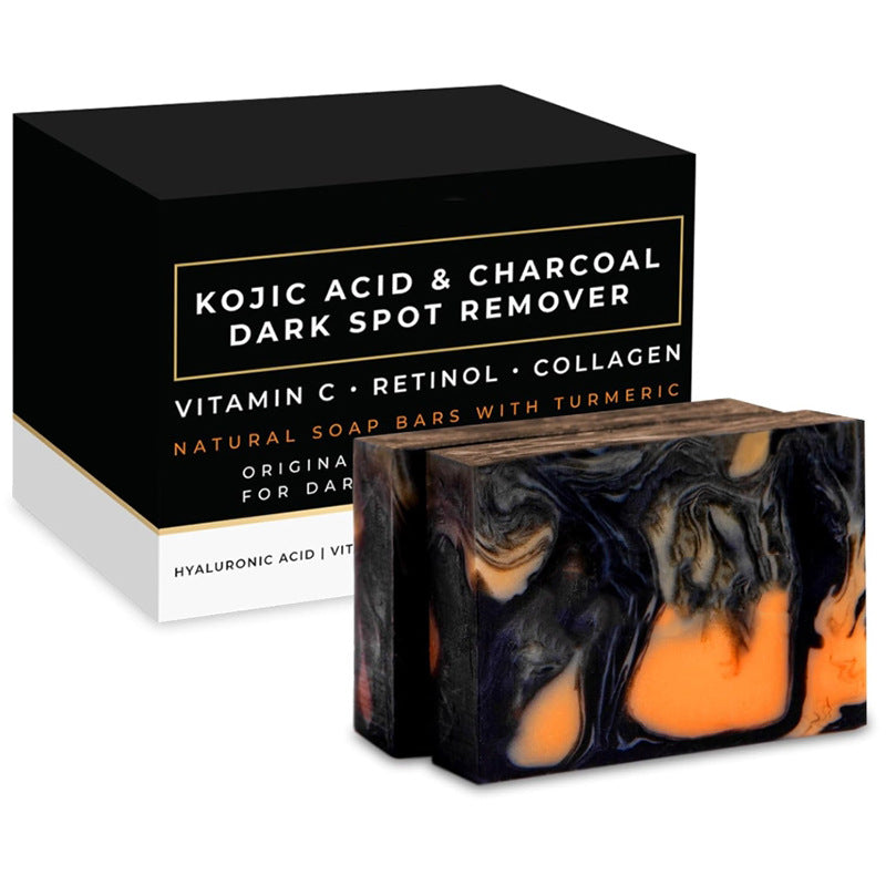 Turmeric Kojic Acid Brightening Soap – Handmade Herbal Bar with Snail & Bamboo Charcoal, view 10