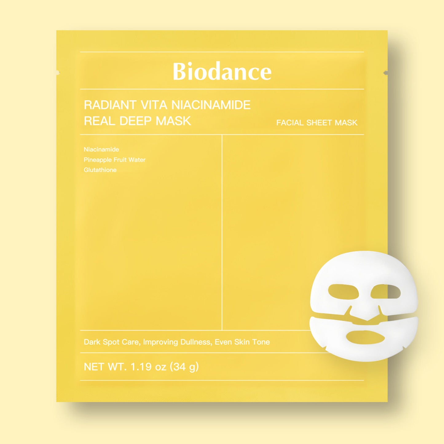 Biodance Collagen Corn Oil Sheet Mask | Blackhead Care Hydrating Repair Mask 1pc or 4pc Bo