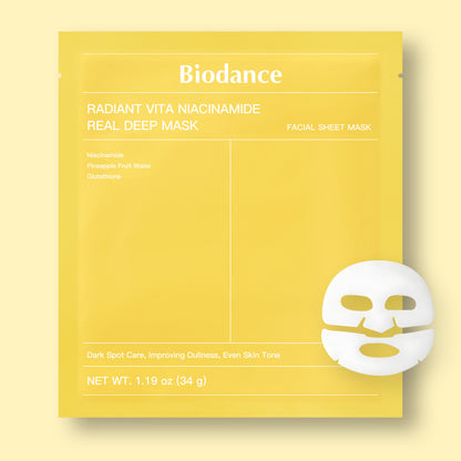Biodance Collagen Corn Oil Sheet Mask | Blackhead Care Hydrating Repair Mask 1pc or 4pc Bo