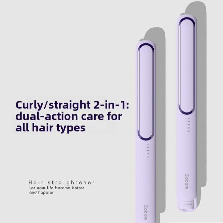 Dual Use Hair Straightener and Curler