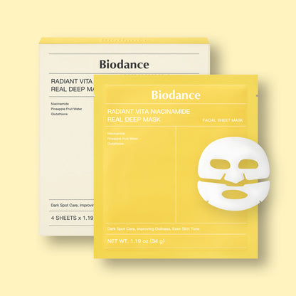 Biodance Collagen Corn Oil Sheet Mask | Blackhead Care Hydrating Repair Mask 1pc or 4pc Bo