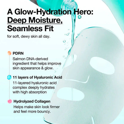 PDRN Hyaluronic Acid Capsule 100 Serum Mask 23Ml