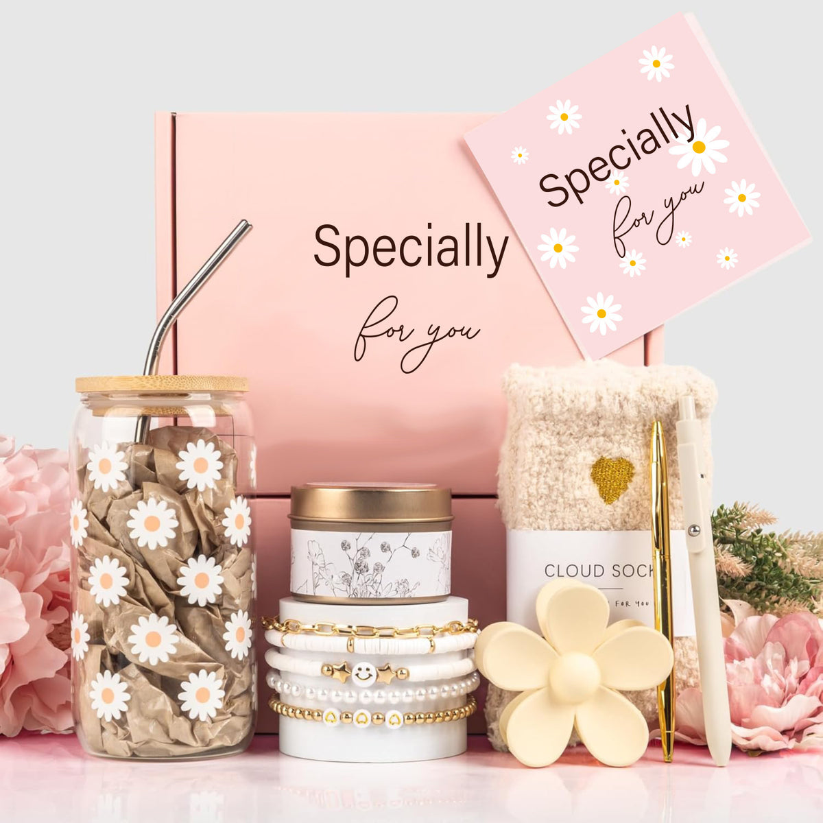 Natural Soy Wax Scented Candle & Bath Gift Set – Relaxing Spa Atmosphere, view 7