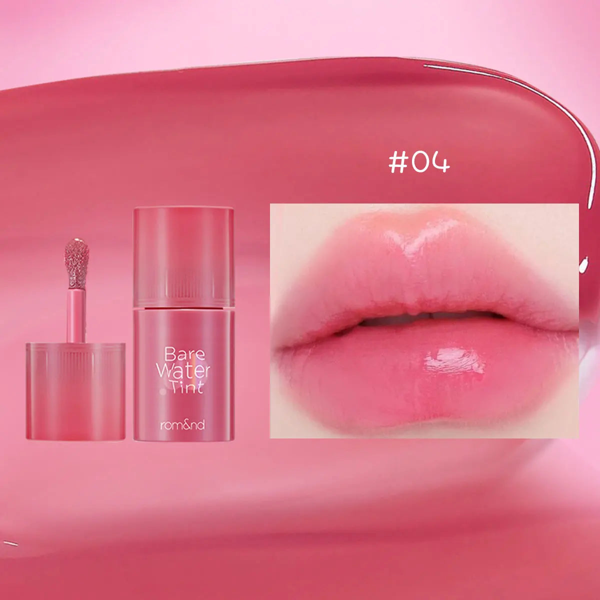 rom&nd BARE MOOL TINT,Water-Light Texture,Refreshing Non-Sticky,Long-Lasting Moisture,Daily Natural,Party,K-Beauty,Korean Makeup