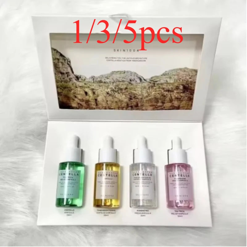 1/3/5pcs Skin1004 Angel Skin Care Centella Asiatica Four-Color Repair Essence Ampoule Whitening and Moisturizing Skin Care Set