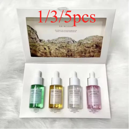 1/3/5pcs Skin1004 Angel Skin Care Centella Asiatica Four-Color Repair Essence Ampoule Whitening and Moisturizing Skin Care Set