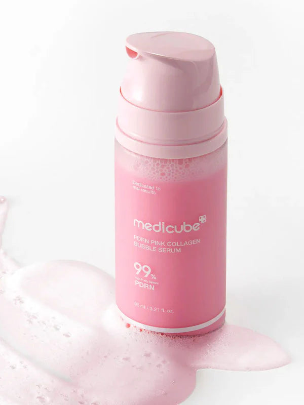 Medicube PDRN Pink Collagen Bubble Serum – Brightening Bubble-to-Serum Treatment