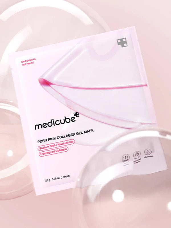 Medicube PDRN Pink Collagen Gel Mask 28g – Firming Gel Sheet Mask