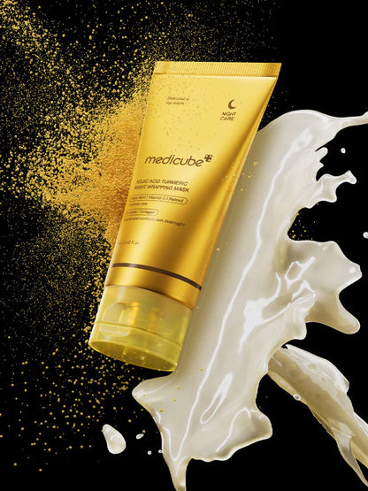 Medicube Kojic Acid Turmeric Night Wrapping Mask – Brightening Overnight Peel-Off Mask