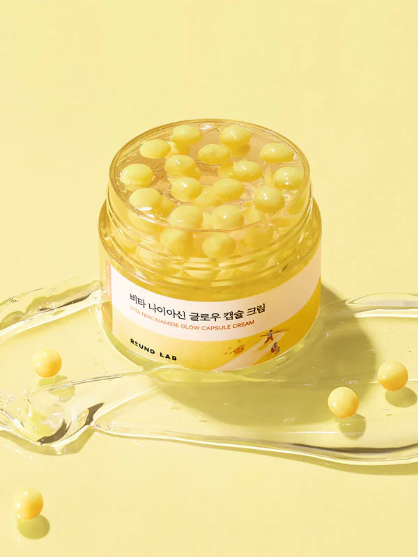 Round Lab Vita Niacinamide Glow Capsule Cream 50ml – Vitamin C Radiance Gel Cream