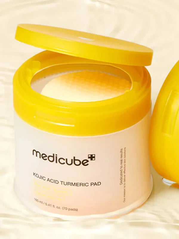 Medicube Kojic Acid Turmeric Toner Pad 160ml (70 Pads) – Brightening Exfoliating Toner Pads