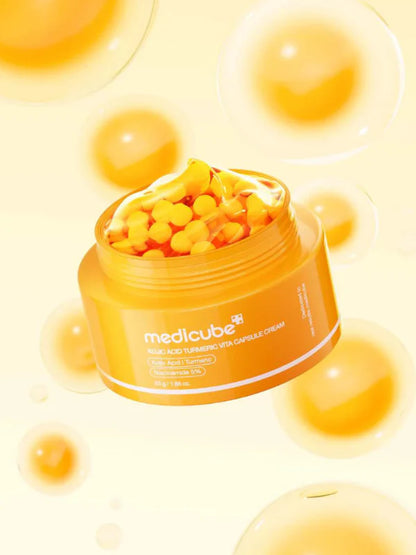 Medicube Kojic Acid Turmeric Vita C Capsule Cream 53g 
– Brightening Capsule Moisturizer