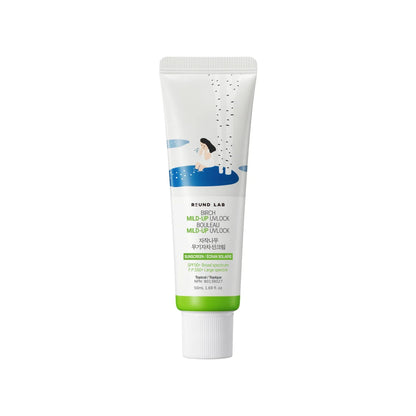 Round Lab Birch Moisturizing Mild-Up Sunscreen 50ml – SPF 50+ PA++++ Mineral Sunscreen