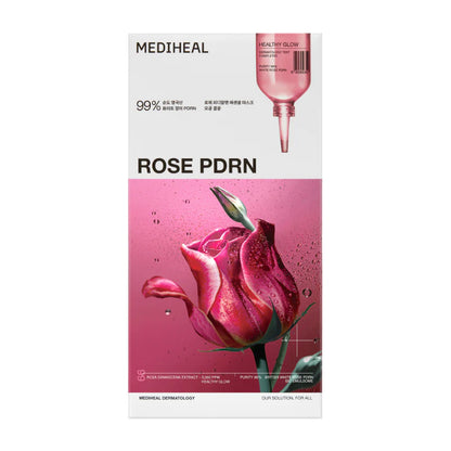 MEDIHEAL Rose PDRN Essential Mask – Healthy Glow 24ml – Radiance Sheet Mask