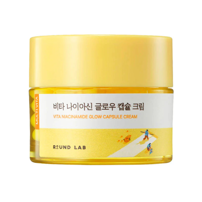 Round Lab Vita Niacinamide Glow Capsule Cream 50ml – Vitamin C Radiance Gel Cream