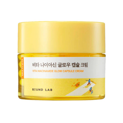 Round Lab Vita Niacinamide Glow Capsule Cream 50ml – Vitamin C Radiance Gel Cream