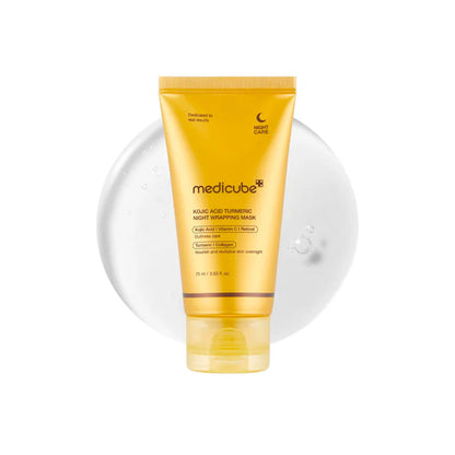 Medicube Kojic Acid Turmeric Night Wrapping Mask – Brightening Overnight Peel-Off Mask
