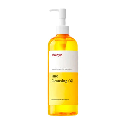 Manyo Factory Pure Cleansing Oil Deep Clean 200ml – Grape Seed Oil Makeup Remover for Acne-Prone Skin