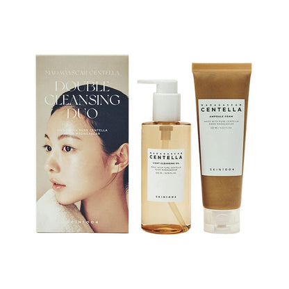 SKIN1004 Madagascar Centella Double Cleansing Duo – Cleansing Oil & Ampoule Foam Set