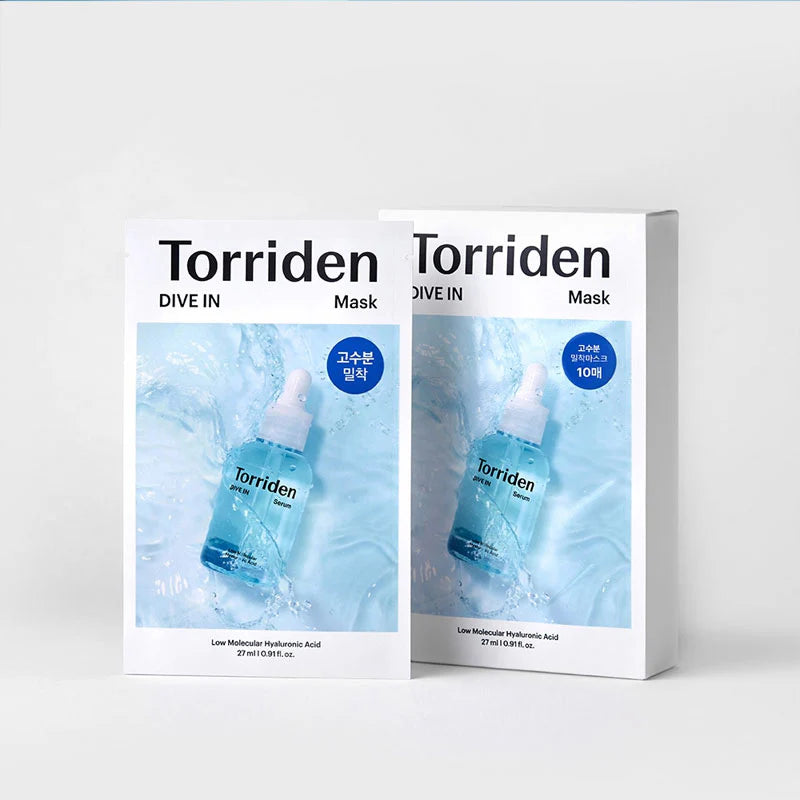 Torriden Dive-In Low Molecular Hyaluronic Acid Mask Pack – Ultra-Hydrating Sheet Mask