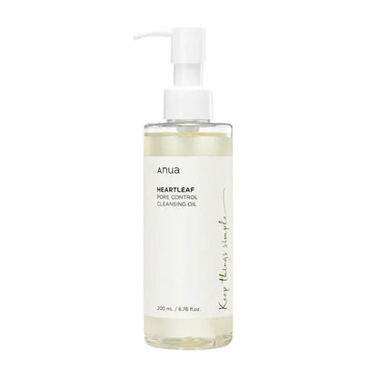 Anua Heartleaf Pore Control Cleansing Oil 200ml – Pore Care Makeup Removing Oil