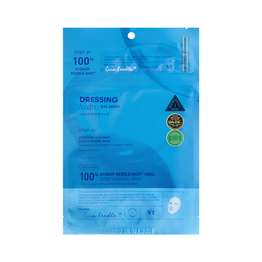 VT Hydrop Reedle Shot 100hL 2-Step Hydrogel Mask – Intensive Hydration Treatment