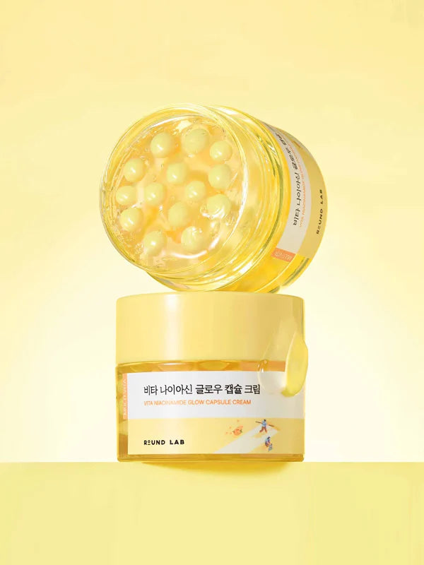 Round Lab Vita Niacinamide Glow Capsule Cream 50ml – Vitamin C Radiance Gel Cream