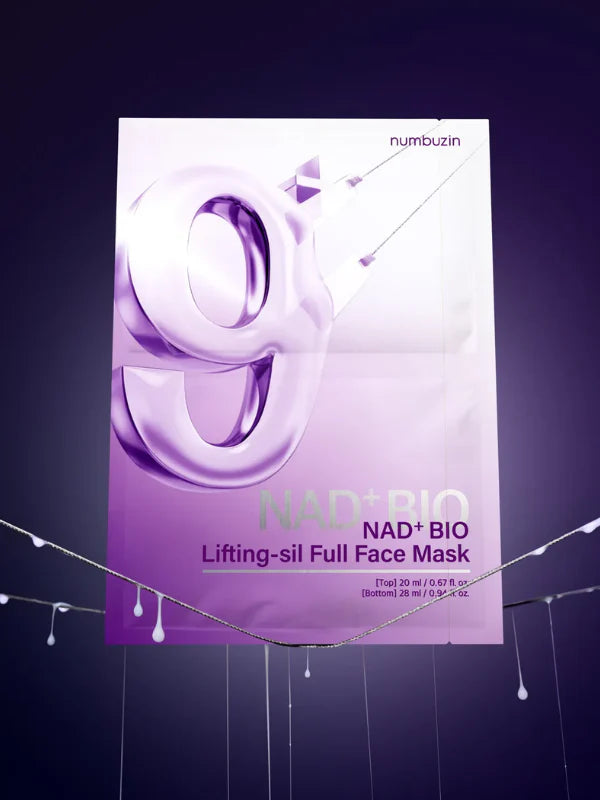 Numbuzin No.9 NAD Bio Lifting Full Cover Facial Mask 48ml – 4 Sheet Masks