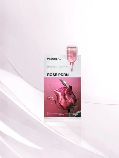 MEDIHEAL Rose PDRN Essential Mask – Healthy Glow 24ml – Radiance Sheet Mask