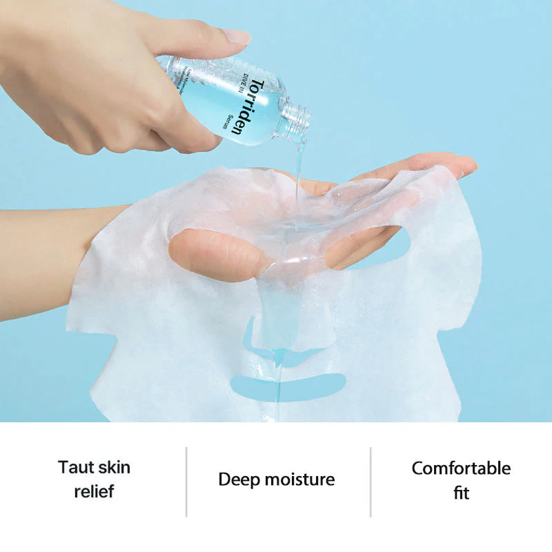 Torriden Dive-In Low Molecular Hyaluronic Acid Mask Pack – Ultra-Hydrating Sheet Mask