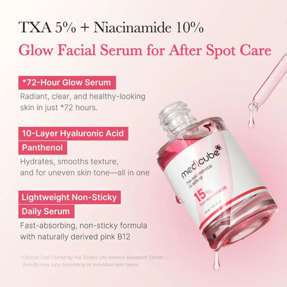 Medicube TXA Niacinamide 15 Serum 30ml – High-Strength Brightening Hydration Serum