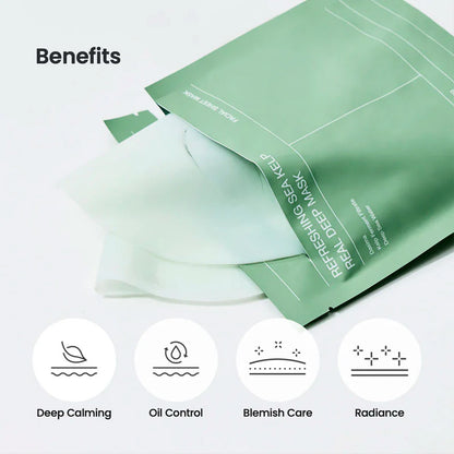 Biodance Refreshing Sea Kelp Real Deep Mask 34g – Balancing Hydrogel Sheet Mask