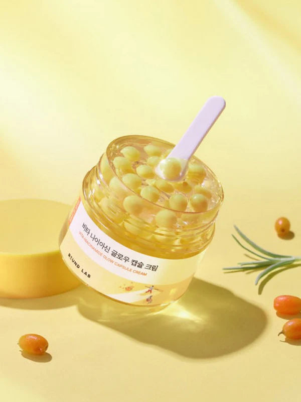 Round Lab Vita Niacinamide Glow Capsule Cream 50ml – Vitamin C Radiance Gel Cream