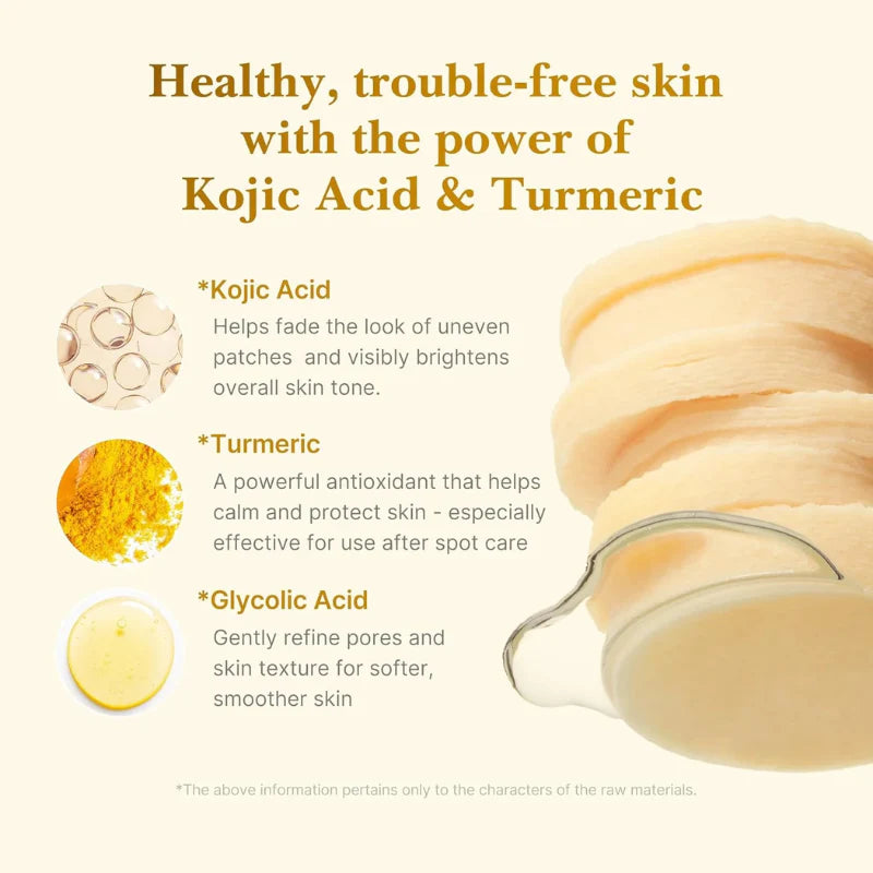 Medicube Kojic Acid Turmeric Toner Pad 160ml (70 Pads) – Brightening Exfoliating Toner Pads