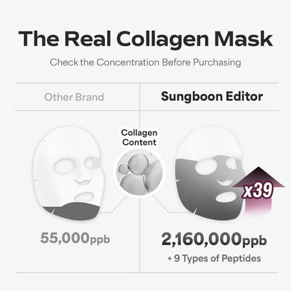 Sungboon Editor Deep Collagen Power Boosting Mask 37g – Overnight Jelly Mask