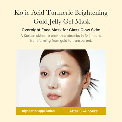 medicube Kojic Acid Turmeric Brightening Gel Mask – Jelly Sheet Mask