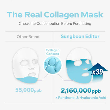 Sungboon Editor Deep Collagen Hyalu-B5 Hydrating Mask 37g – Overnight Hydrogel Mask