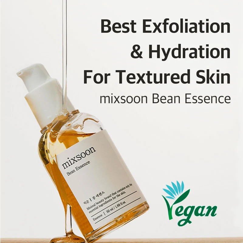 mixsoon Bean Essence 50ml – Gentle Exfoliating & Hydrating Fermented Essence