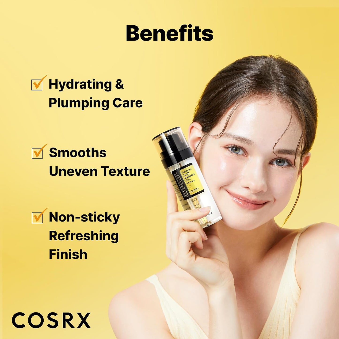 COSRX Advanced Snail Radiance Dual Essence 80ml – Plumping Brightening Essence