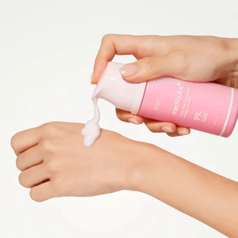 Medicube PDRN Pink Collagen Bubble Serum – Brightening Bubble-to-Serum Treatment